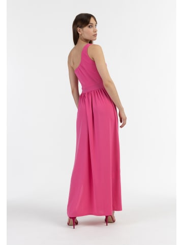 faina Damen One-Shoulder Maxikleid in Pink