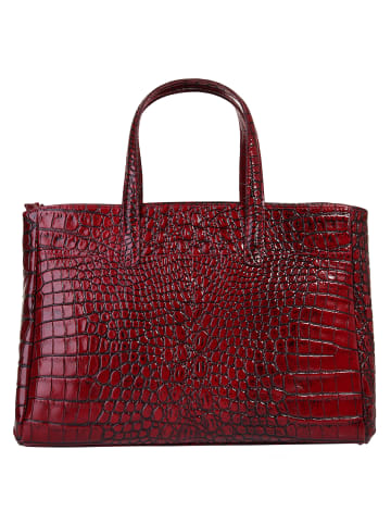 Cluty Handtasche echt Leder in rot
