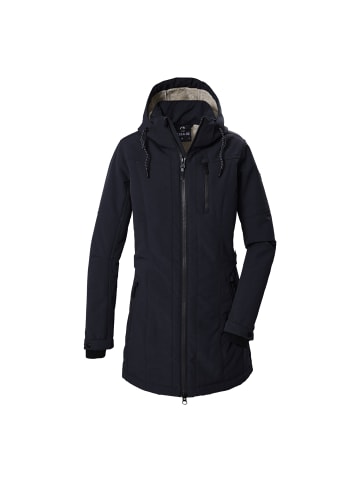 G.I.G.A. DX by KILLTEC Softshellparka mit abzippbarer Kapuze in Blau3044