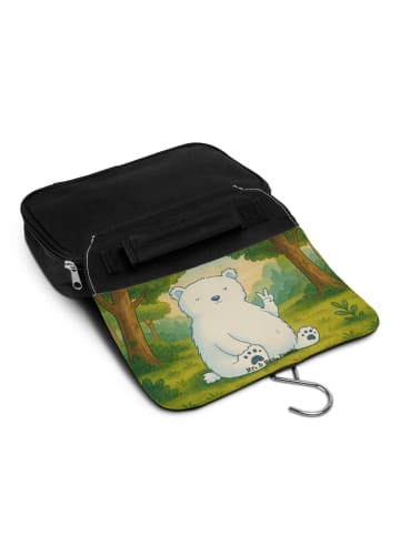 Mr. & Mrs. Panda beautycase Eisbär Faul Design ohne Spruch in Weiß