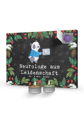 Mr. & Mrs. Panda adventskalender mit duftkerzen Neurologe Leiden... in Kreidetafel