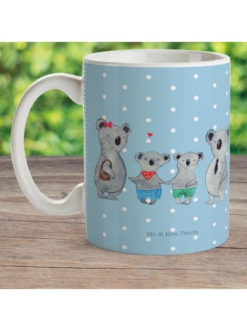 Mr. & Mrs. Panda Kindertasse Koala Familie zwei ohne Spruch in Blau Pastell