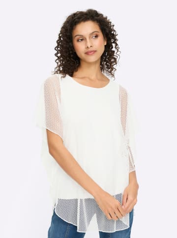 Heine Kurzarmshirt in ecru