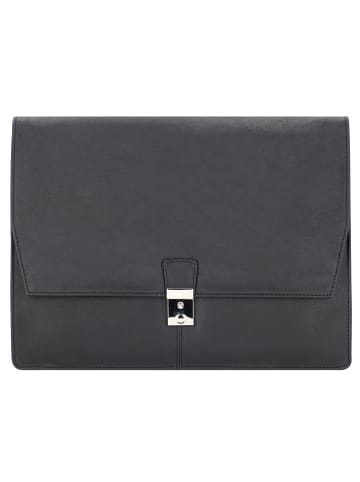 Alassio Tissano Aktenmappe Leder 34 cm schwarz