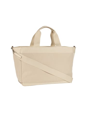 Joop Jeans Handtasche 'Calduccio Tela Yvette in Reines Weiß 36,00 x 27,50 x 16,00 cm'