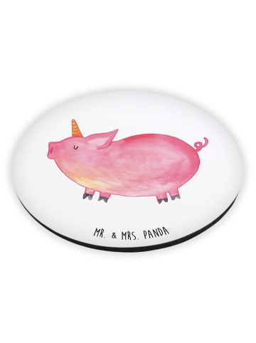 Mr. & Mrs. Panda magnet Einhorn Schwein ohne Spruch in Weiß