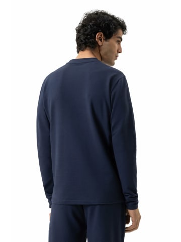 Mey Rundhals Langarmshirt für Herren in blau