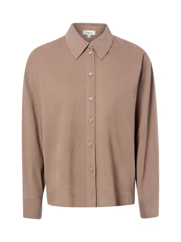 s.Oliver Cordbluse in taupe