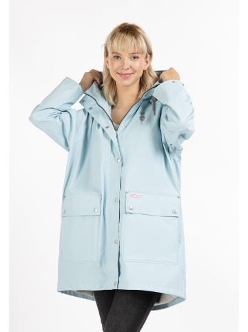 myMo Damen Oversized Regenmantel in Eismint