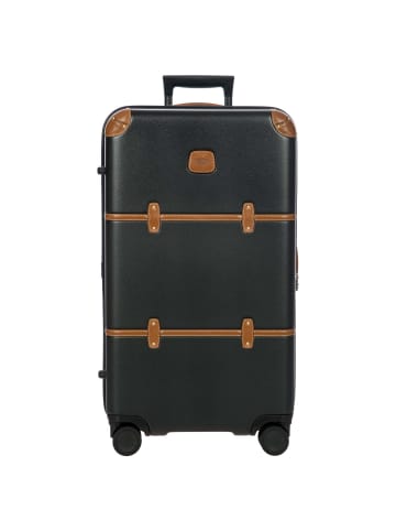 BRIC`s Bellagio Trunk - 4-Rollen-Trolley 74 cm recycelt (cream) in black/tan