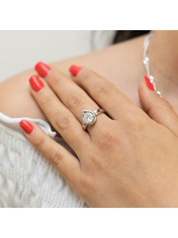 Zeeme Ring für Damen in silber