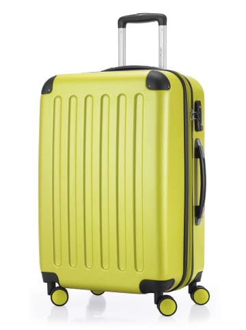 Hauptstadtkoffer Spree - Mittelgroßer Koffer Hartschale Trolley 65 cm, TSA, 74 L in Farn