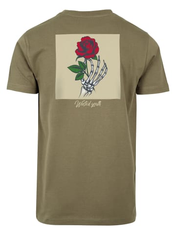 Mister Tee T-Shirt kurzarm in olive