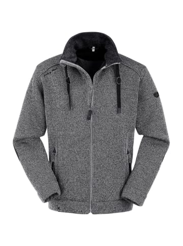 Maul Sport Strickfleece Jacke Lichtenau in Silber