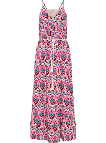 IZIA Maxikleid Mit Allover-Print in Pink Mehrfarbig