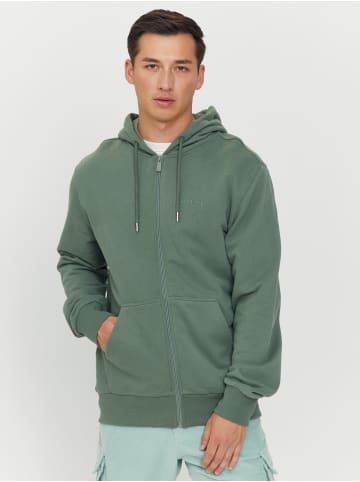 MAZINE Kapuzensweatjacke Burwood Zipper in jade