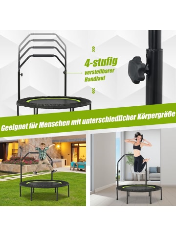 COSTWAY φ101cm Mini Trampolin in Grün