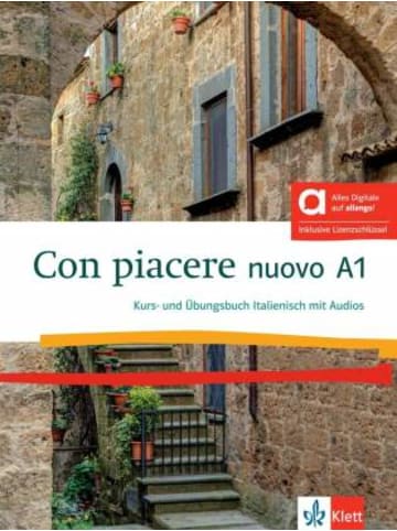 Klett Verlag Buch - Con piacere nuovo A1 - Hybride Ausgabe allango, m. 1 Beilage