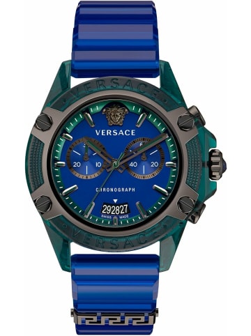 Versace Analoguhr für Erwachsene in blau