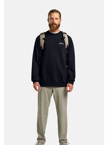 Jack Wolfskin Sweatshirt 'Essential' in dunkelblau