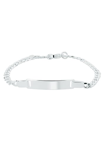 Adeliás Damen Armband – Panzerarmband aus Edelstahl 18 cm in silber