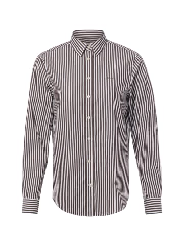 Gant Hemdbluse in schoko weiß - 0001