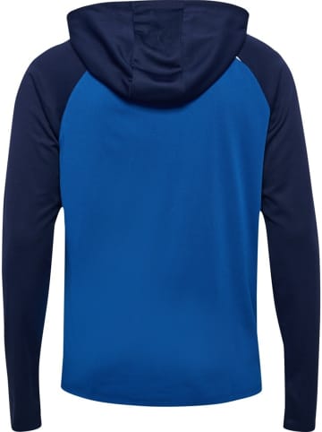 Hummel Trainingsjacke "Hmllead 2.0 Zip Hoodie" in Blau