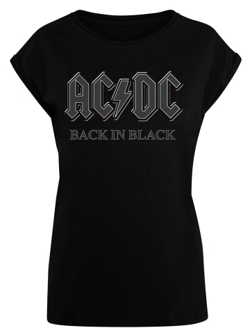 F4NT4STIC T-Shirt PLUS SIZE ACDC Back in Black in schwarz
