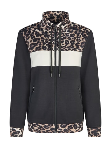 Navigazione Sweatjacke in schwarz / crema