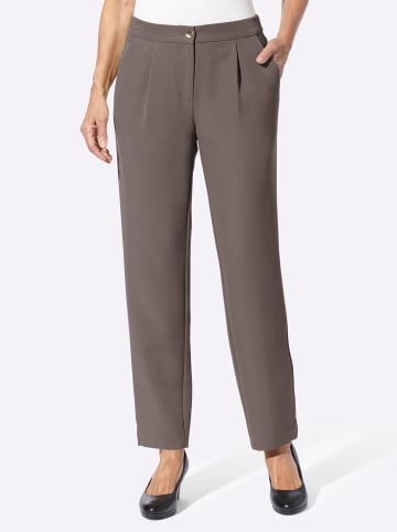 WITT WEIDEN Stretch-Hose in dunkeltaupe