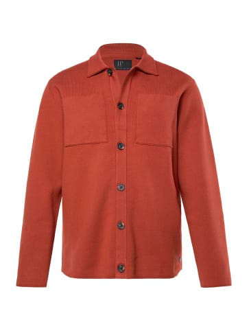 JP1880 Strickjacke in ziegelbraun