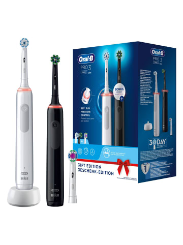 Oral-B Zahnbürste Pro 3 3900 weiß in Weiß