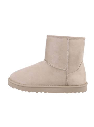 Ital-Design Stiefelette in Beige