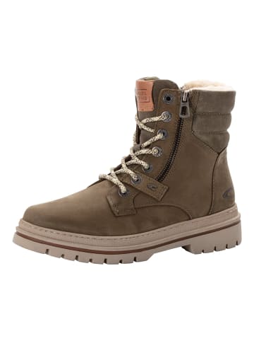 Camel Active MILA Leder Boot in Khaki
