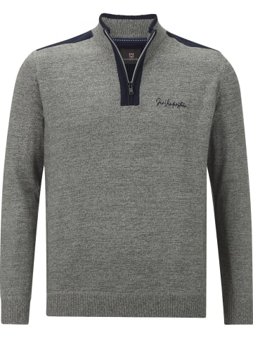 Jan Vanderstorm Pullover DAIN in grau melange