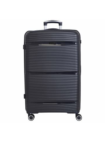 D&N Travel Line 4200 - 4-Rollen-Trolley L 77 cm (taupe) in darkblue