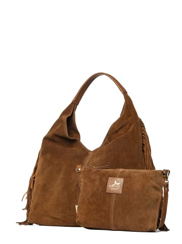 Marc Ellis Schultertasche in COGNAC