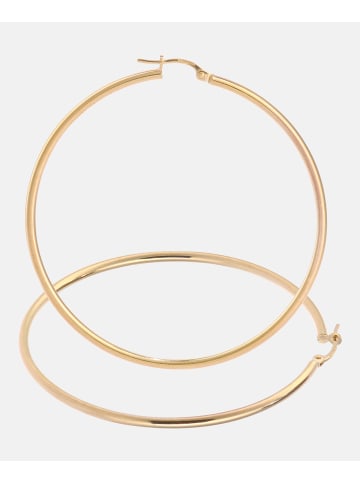 Diamant L'éternel Creolen aus 375 Gelbgold