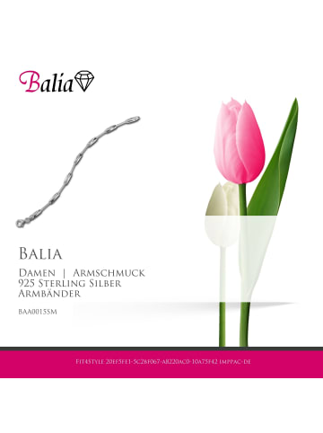 BALIA 925 Sterling Silber Damen Balia Silberarmbänder Design Armband ca. 19,3cm
