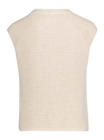 Betty Barclay Grobstrickjacke ohne Arm in beige