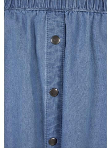 Urban Classics Maxi Skirts in skyblue washed