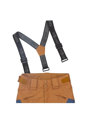Trollkids Ski-/ Snowboardhose Kongsberg in bronze/blue