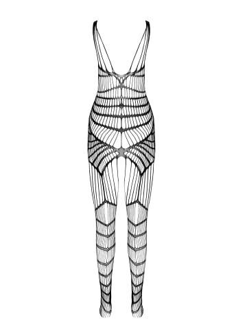 Passion Bodystocking-Ouvert in schwarz
