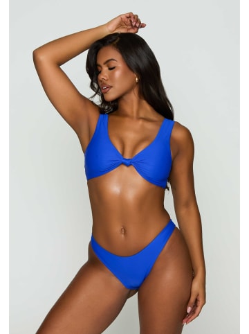 Moda Minx Bikinioberteil SIMPLE SWIM KNOT TOP in Azure Blue