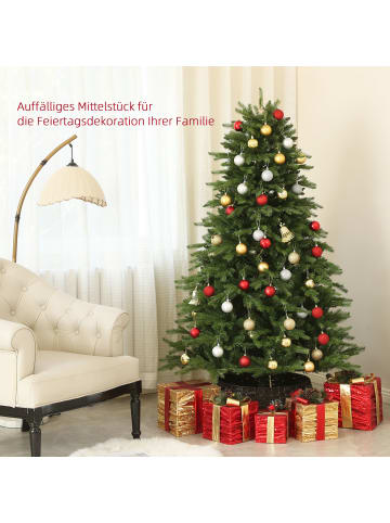 HOMCOM Weihnachtsbaum-Ø105 x 180H cm-Grün