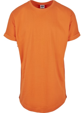 Urban Classics Urban Classics Herren Long Shaped Turnup Tee in mandarin