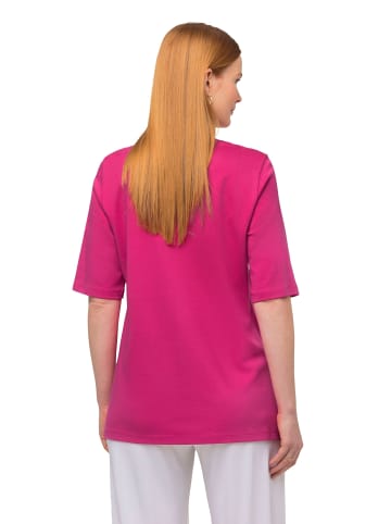 Ulla Popken Shirt in fuchsia pink