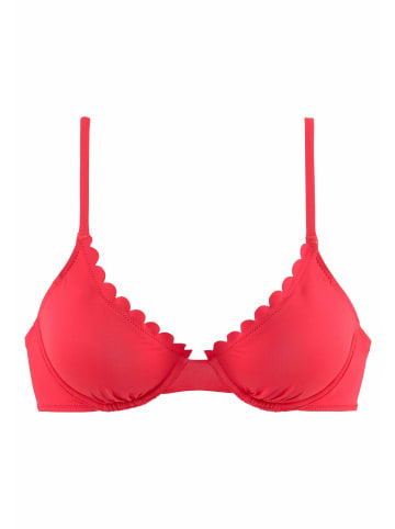 LASCANA Bügel-Bikini-Top in rot