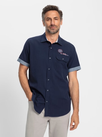WITT WEIDEN Kurzarmhemd in marine