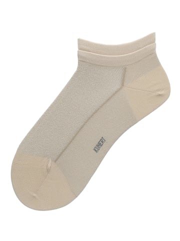 Kunert Sneakersocken Sparkling Essential edler Glanz in holiday-greige